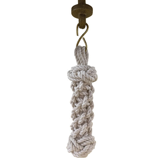 OFF WHITE LANYARD FOR 4" OR 5" BRASS BELL