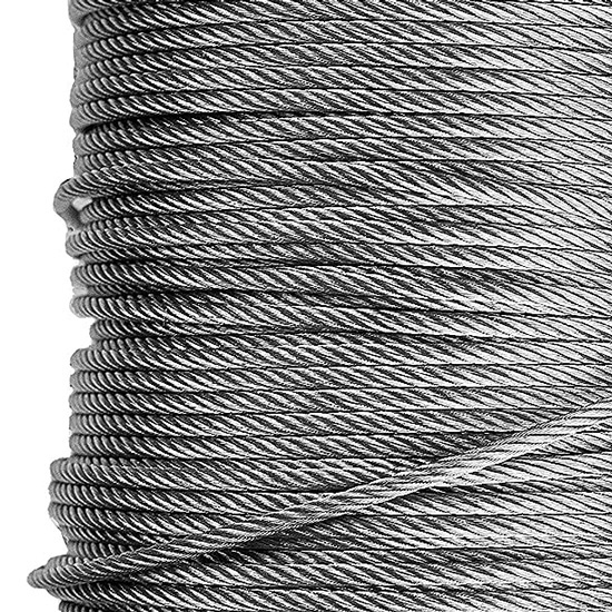 WIRE ROPE GALV 6X7 1/2" .50" RL FIBER CORE (BY/FOOT)