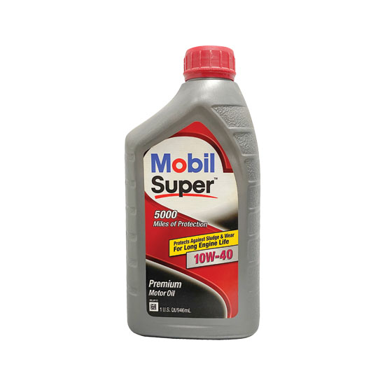 MOBIL SUPER SYNETHTIC BLEND 10W40 OIL QUART