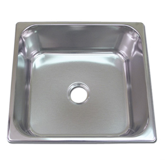 SCANDVIK SINK BASIN S/S SATIN FINISH 11 3/4" X 13" X 6" TOP MT