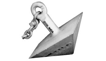 ANCHOR MOORING DOR-MOR PYRAMID 70 LBS