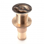 SCUPPER FLUSH 1" POLISHED BRONZE