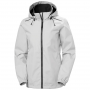 HELLY HANSEN WOMEN'S MANCHESTER 2.0 SHELL JACKET GRAY FOG 3XLARGE