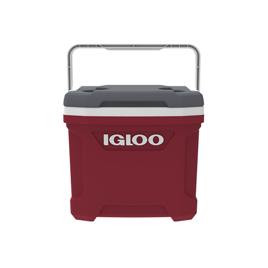 IGLOO&reg; LATITUDE 16 COOLER INDUSTRIAL RED/METEORITE 16 QUARTS