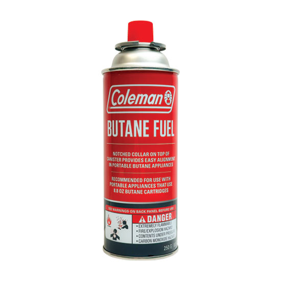 COLEMAN STOVE FUEL BUTANE 8 OZ. NON-REFILLABLE (EACH)