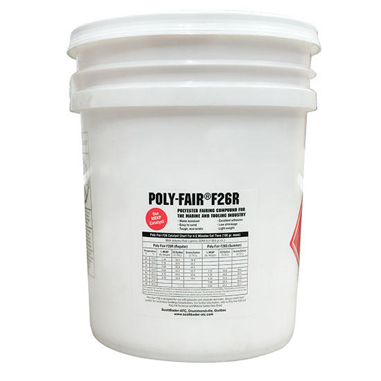 POLYFAIR FAIRING COMPOUND 5 GALLON BUCKET