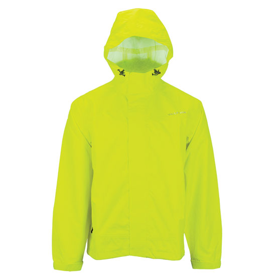 VALLATION DARK RAIN JACKET HI-VIS YELLOW LARGE