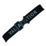 VALLATION ELASTIC LOGO BELT BLACK ONE SIZE FITS ALL