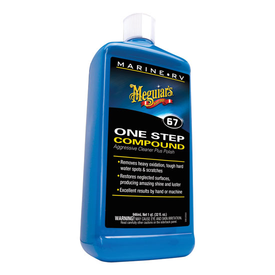 MEGUIAR'S&REG; MARINE/RV ONE STEP COMPOUND 32 OZ