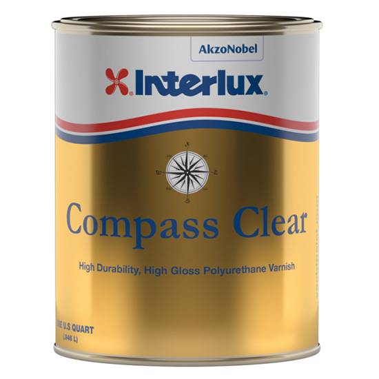INTERLUX COMPASS CLEAR VARNISH (QUART)