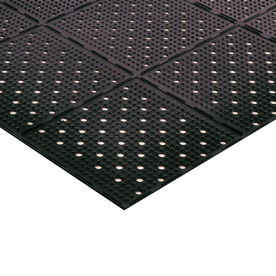 MAT MULTI-MAT II BLACK 3/8 " X 3' X 4' OIL-RESIS