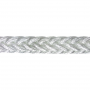 ROPE MEGA BRAID 7/8" SINGLE BRAID NYLON WHITE (BY/FOOT)