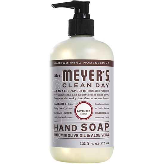 MRS MEYERS LAVENDER HAND SOAP PUMP BOTTLE 12.5 OZ