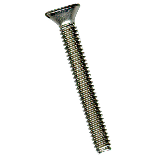 MACHINE SCREW STAINLESS STEEL OVAL HEAD SLOTTED 1/4" X 1-3/4" (BY/EA)