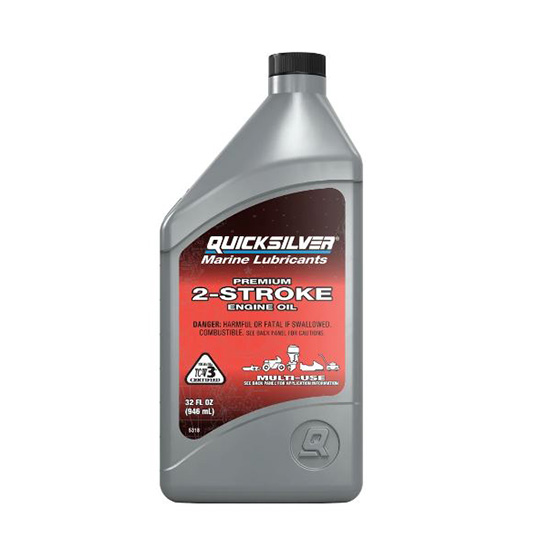 MERCURY QUICKSILVER PREMIUM 2-STROKE ENGINE OIL TCW3 QUART