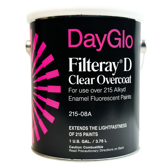 DAYGLO FILTERAY&REG; CLEAR OVERCOAT (QT/GL)