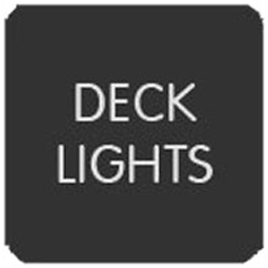 BLUE SEA 6520-0124 LABEL DECK LIGHTS SQUARE FORMAT