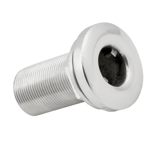 WHITECAP STAINLESS STEEL THRU HULL 1-1/4"