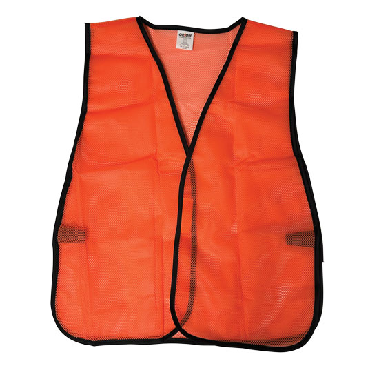 ORION LIGHTWEIGHT MESH SAFETY VEST ORANGE