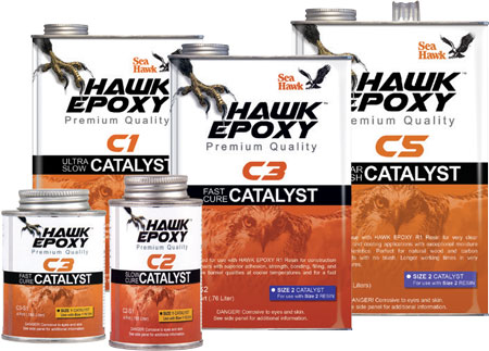 SEA HAWK "HAWK EPOXY" CATALYST (SLOW OR FAST CURES)