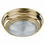 SEASENSE 12 VOLT 20 LED BRASS DOME LIGHT WITH COOL WHITE LIGHT