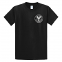 VALLATION LOBSTER LOGO T-SHIRT BLACK