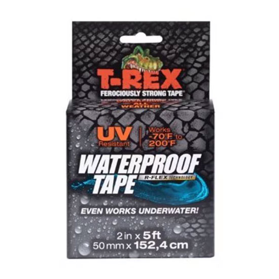 T-REX WATERPROOF RUBBERIZED TAPE BLACK 2" X 5'