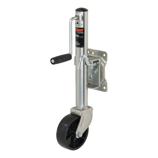 TRAILER JACK 1,200 LBS. 6" WHEEL 10" TRAVEL