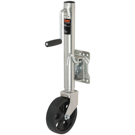 TRAILER JACK 1,500 LBS. 8" WHEEL 10" TRAVEL