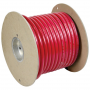 BATTERY CABLE TINNED 1/0 RED (100' REEL)