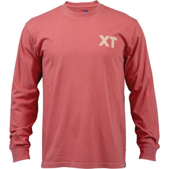 XTRATUF BUOY LONG SLEEVE SHIRT MINERAL RED SMALL
