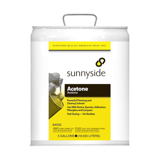 SUNNYSIDE ACETONE 5 GALLON