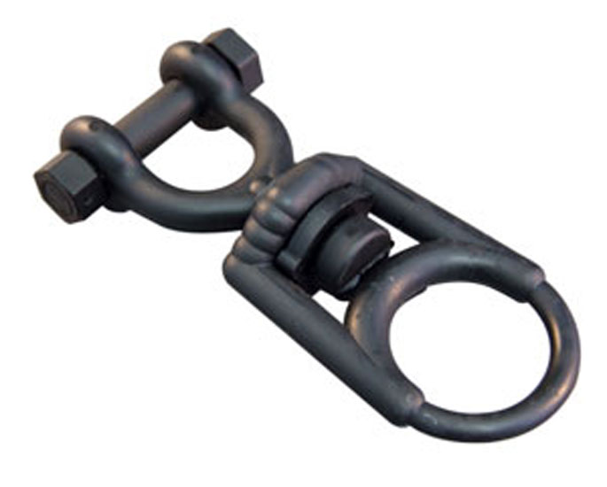 SWIVEL BREAKAWAY 600# BLACK WITH 7/8" SHACKLE (175/CASE)