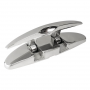 SEA DOG OVAL FOLDING CLEAT POLISHED S/S HIDDEN HEX BOLTS 5"