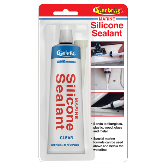 STAR BRITE&REG; CAULKING SILICONE CLEAR 2.8 OZ