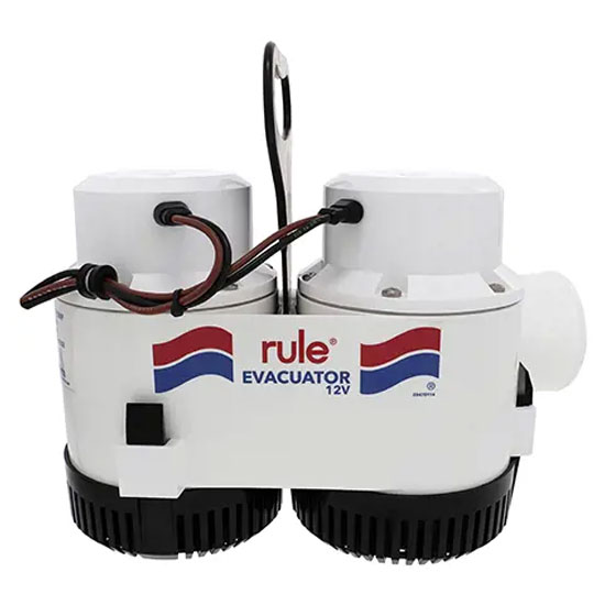 RULE 7700D EVACUATOR PUMP 3" DISCHARGE 12 VOLT