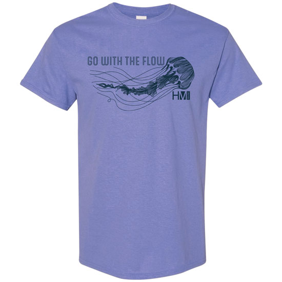 HAMILTON MARINE GO WITH THE FLOW T-SHIRT VIOLET SMALL