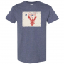 HAMILTON MARINE SAVE MAINE LOBSTERMEN T-SHIRT HEATHERED NAVY