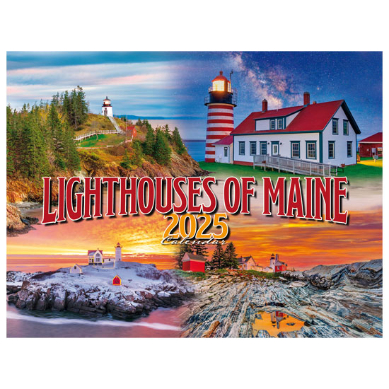 MAINE SCENE CALENDAR LIGHTHOUSES OF MAINE 2025 EDITION