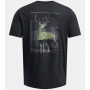 UNDER ARMOUR MENS WHITE TAIL T-SHIRT BLACK MEDIUM