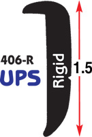 PVC RUB RAIL TRIM RIGID BLACK 40' LENGTH *UPS*