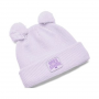 UNDER ARMOUR GIRLS DOUBLE POM KNIT HAT PURPLE ONE SIZE