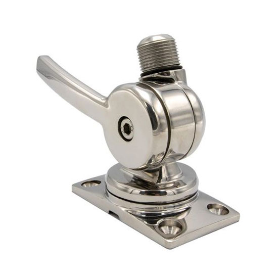 SHAKESPEARE ANTENNA MOUNT RATCHET STAINLESS STEEL