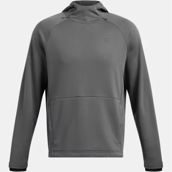 UNDER ARMOUR FISH STORM FLEECE HOODIE GRAY