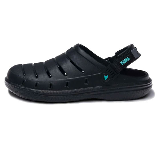 RUGGED SHARK COVE CLOG BLACK MENS SIZE 8