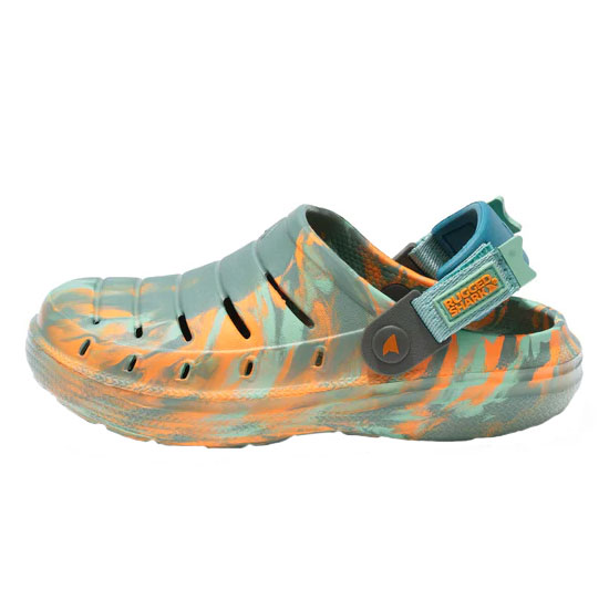 RUGGED SHARK COVE CLOG OLIVE SWIRL YOUTH