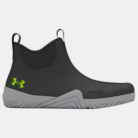 UNDER ARMOUR SHOREMAN DECK BOOTS GRAY MENS SIZE 8.5