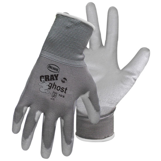 BOSS GLOVES GRAY GHOST LARGE (PAIR)