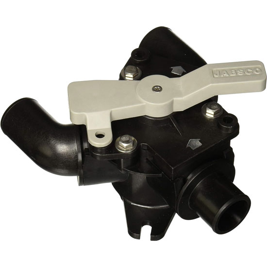 JABSCO DIVERTER "Y" VALVE WASTE ROTATING 1-1/2" PORTS