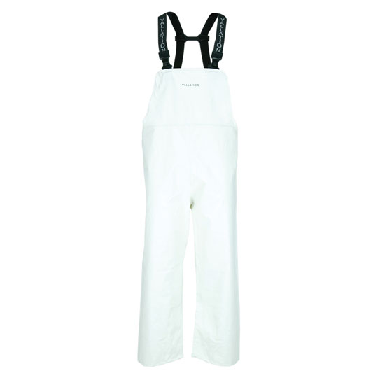 VALLATION PACIFIC AP ONSHORE BIB PANTS WHITE